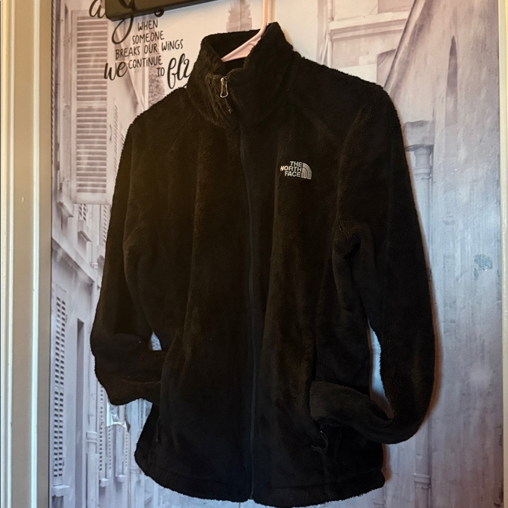 Women’s black north face sweater/fleece jacket - Picture 2 of 6